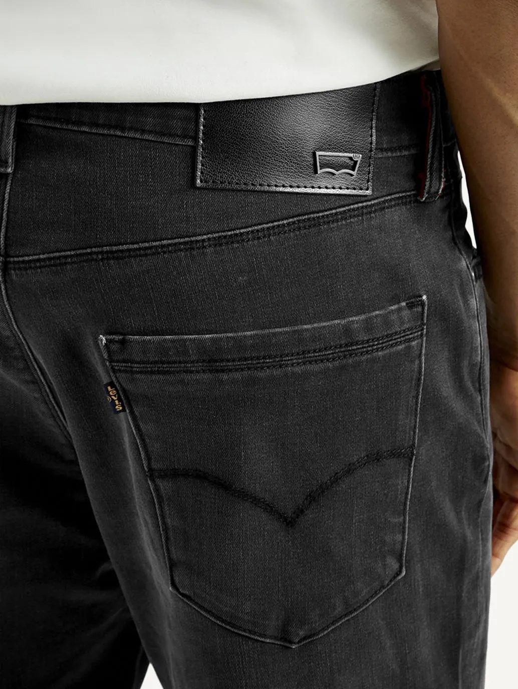 Men's Redloop 541 Black Athletic Tapered Fit Mid Rise Jeans Home Comfort Teen Outfit