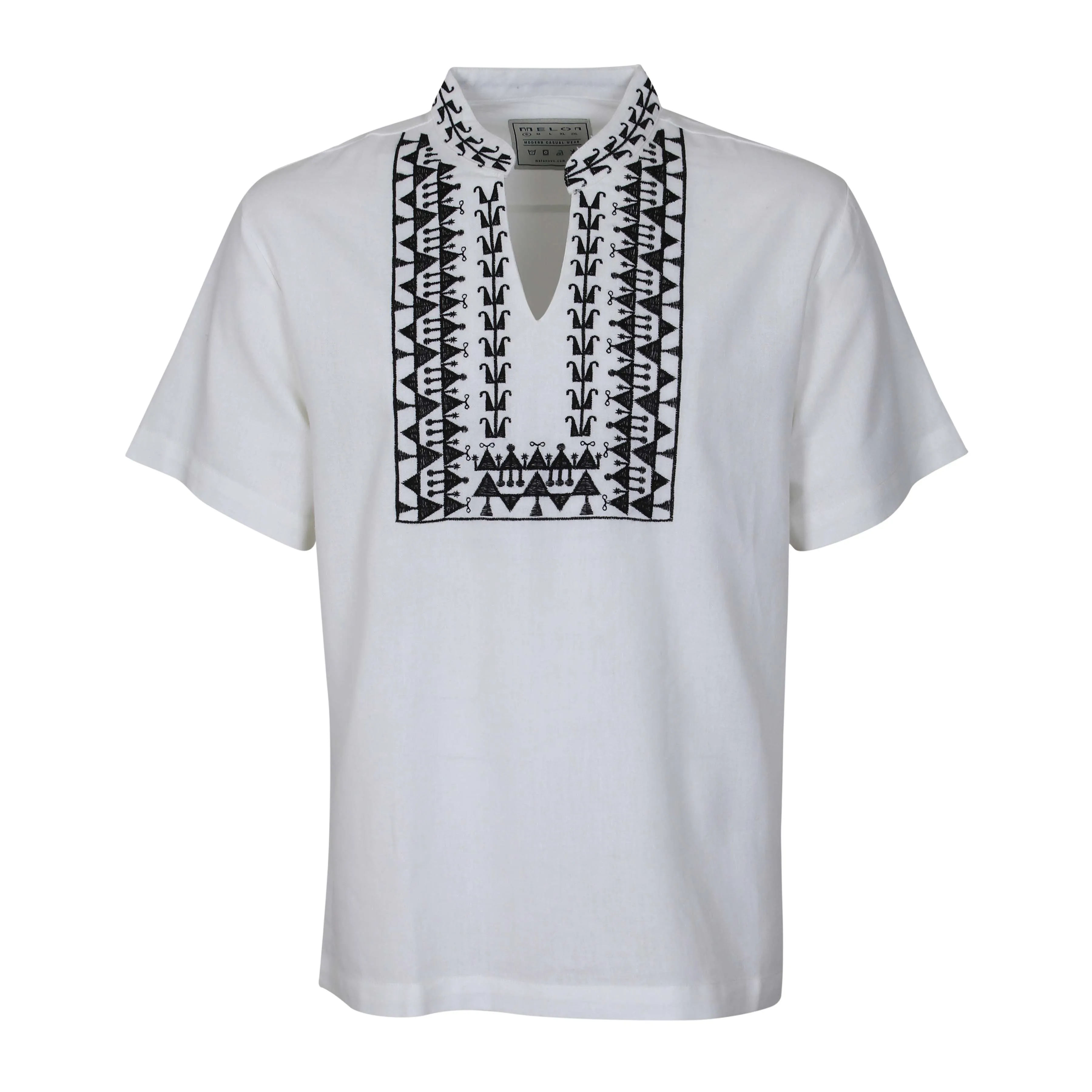 MEN LINEN SHIRT SHORT SLEEVES REGULAR FIT Design Edge