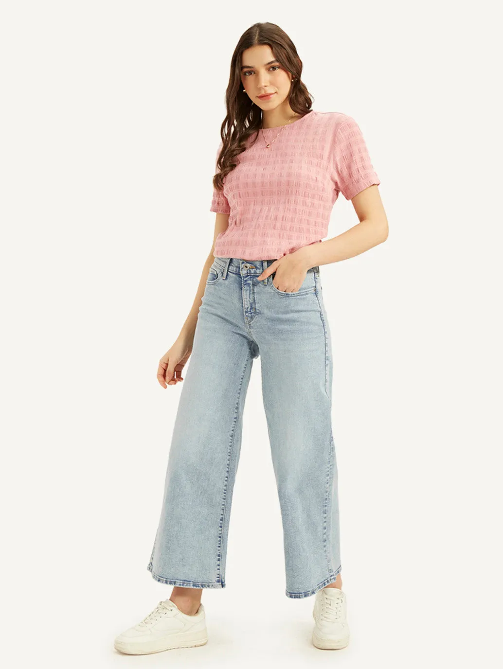 Active Wear Outdoor Enthusiast Premium Home Comfort Women's 318 Blue Flared Fit Mid Rise Jeans