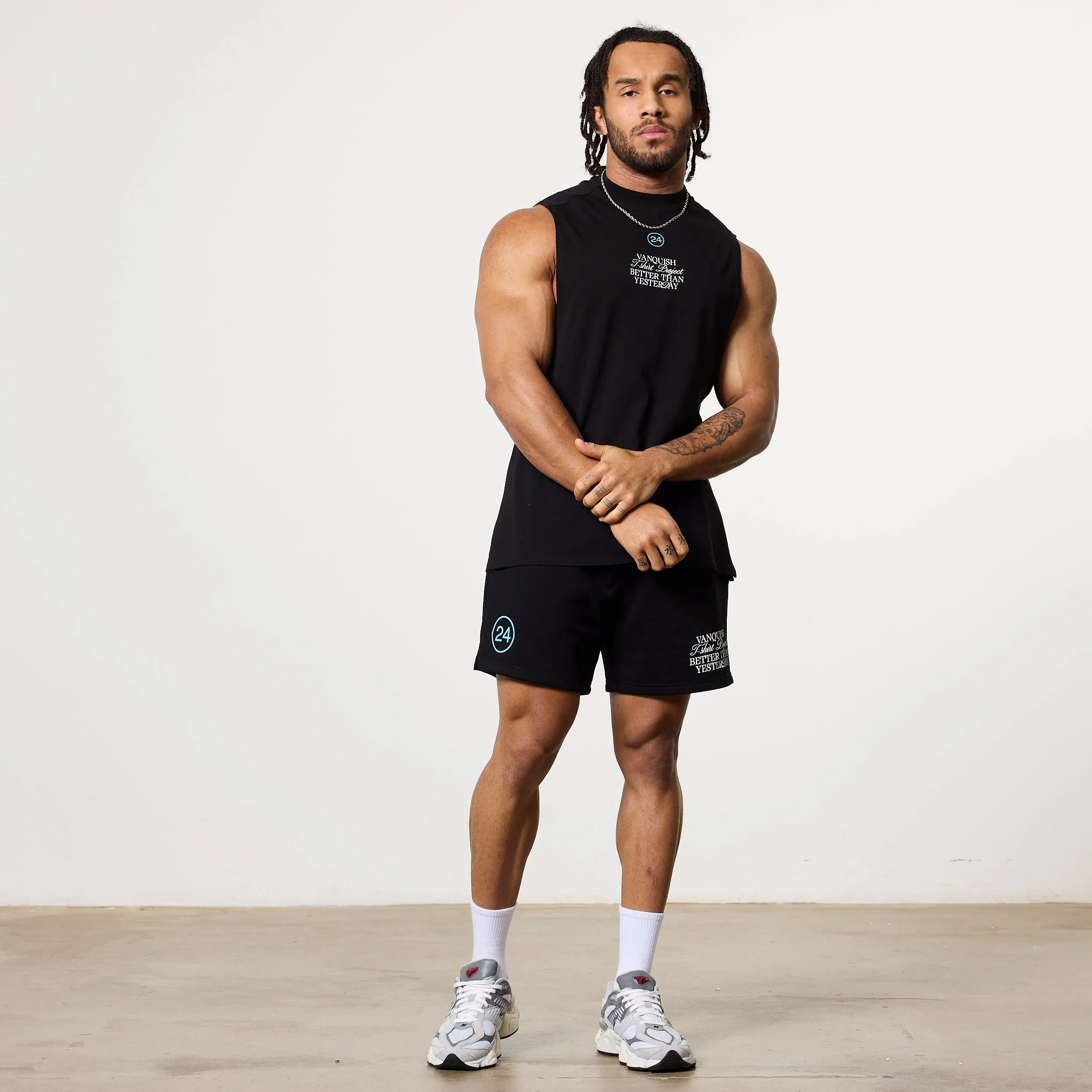 Wrinkle Resistant Finish Vanquish TSP 2024 Collective Black Shorts