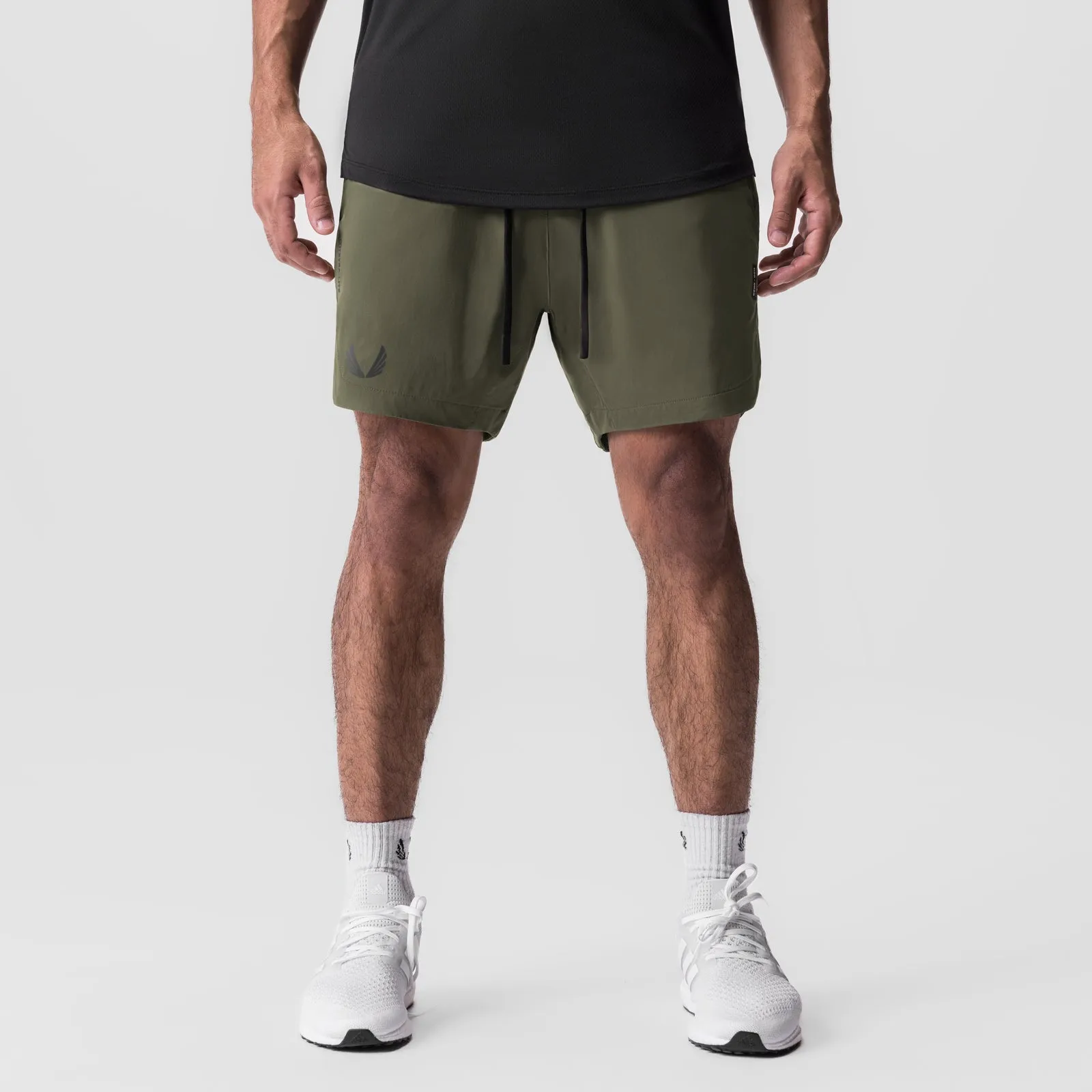 Clean Lines Work Ready 0823. Tetra-Lite? 7" Linerless Short - Olive "Wings"