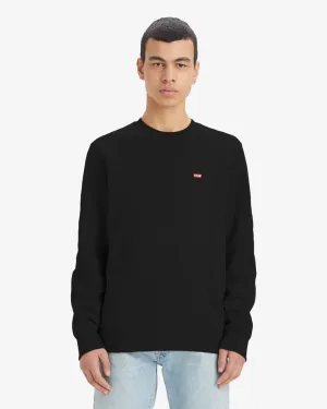 Fashion Daily Edgy Design Levi's? Original Crew Sweat - Mineral Black