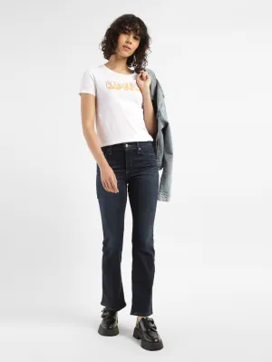 Pure Comfort Women's 315 Blue Flared Fit High Rise Jeans