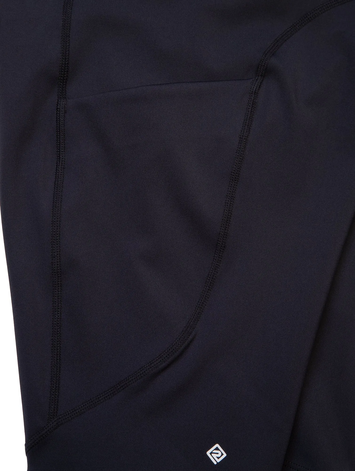 Ronhill Tech Stretch Womens Short Running Tights - Black Retro Style Sleek Cut