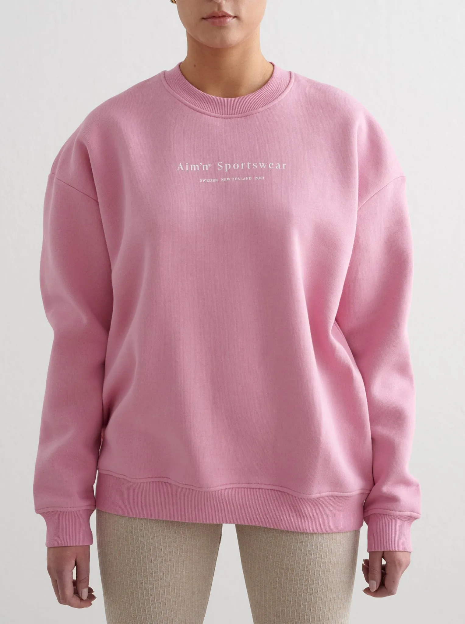 Bold colors Desert Rose Serif Sweatshirt