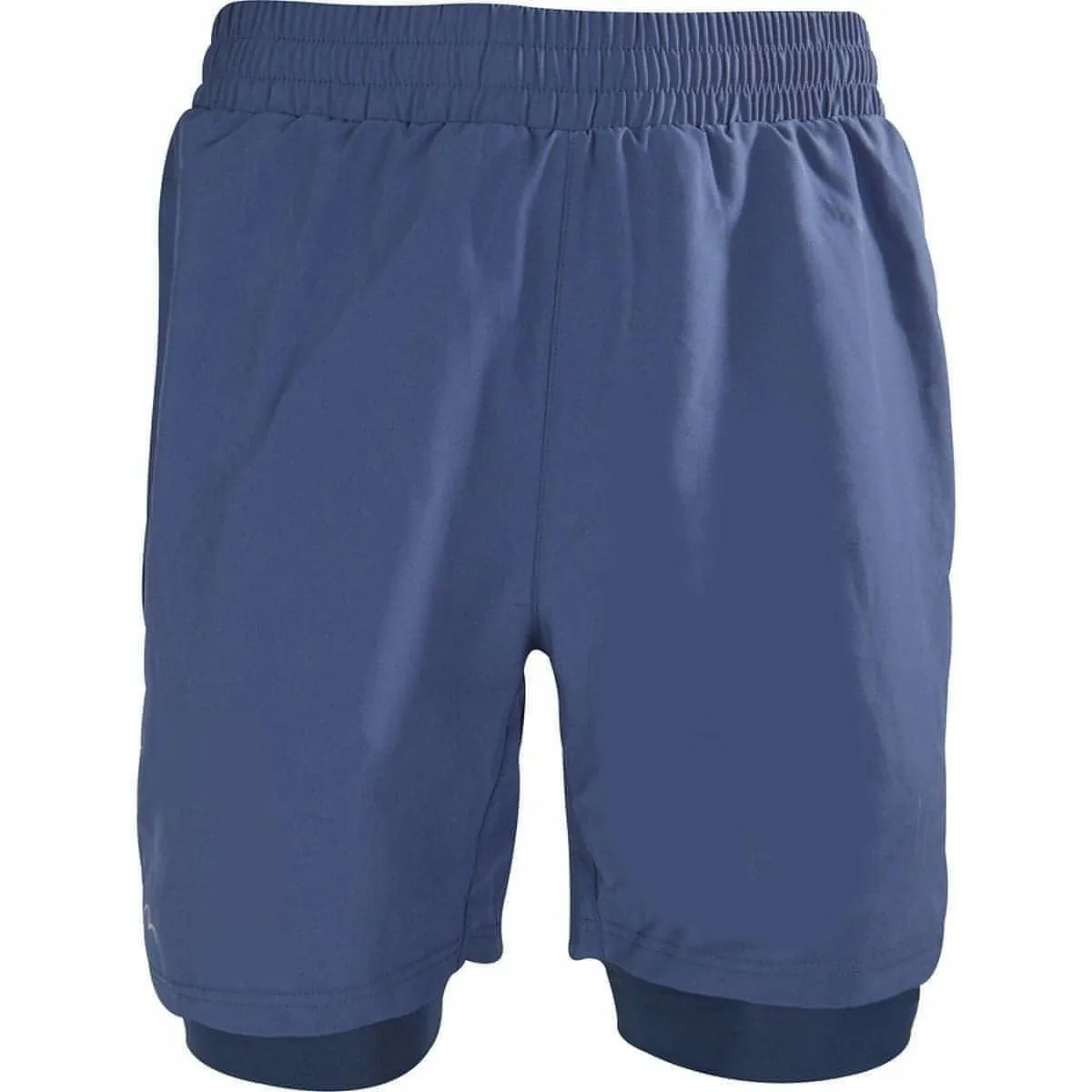 More Mile Core 2 In 1 Mens Running Shorts - Blue Day Trip Wear Collectible