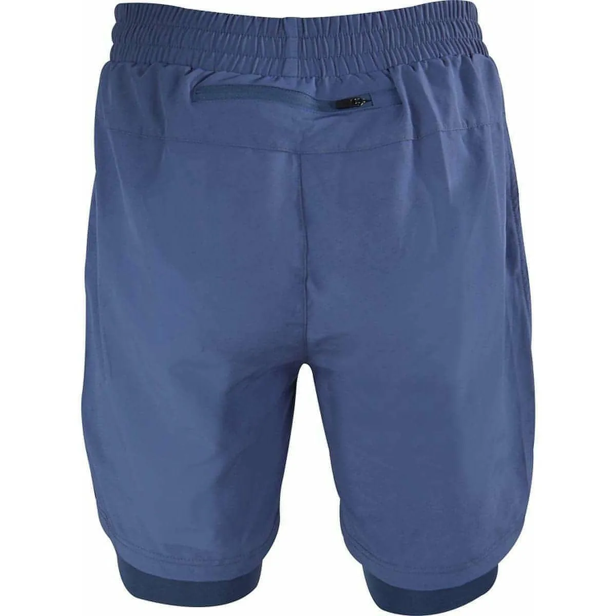 More Mile Core 2 In 1 Mens Running Shorts - Blue colorful Easy Days