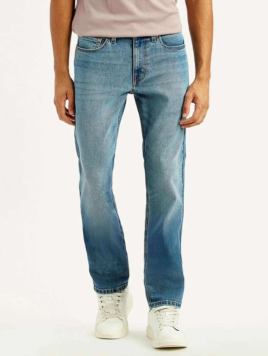 Home Comfort Party Look Modern Minimalist Men's 511 Med Indigo Slim Fit Mid Rise Jeans