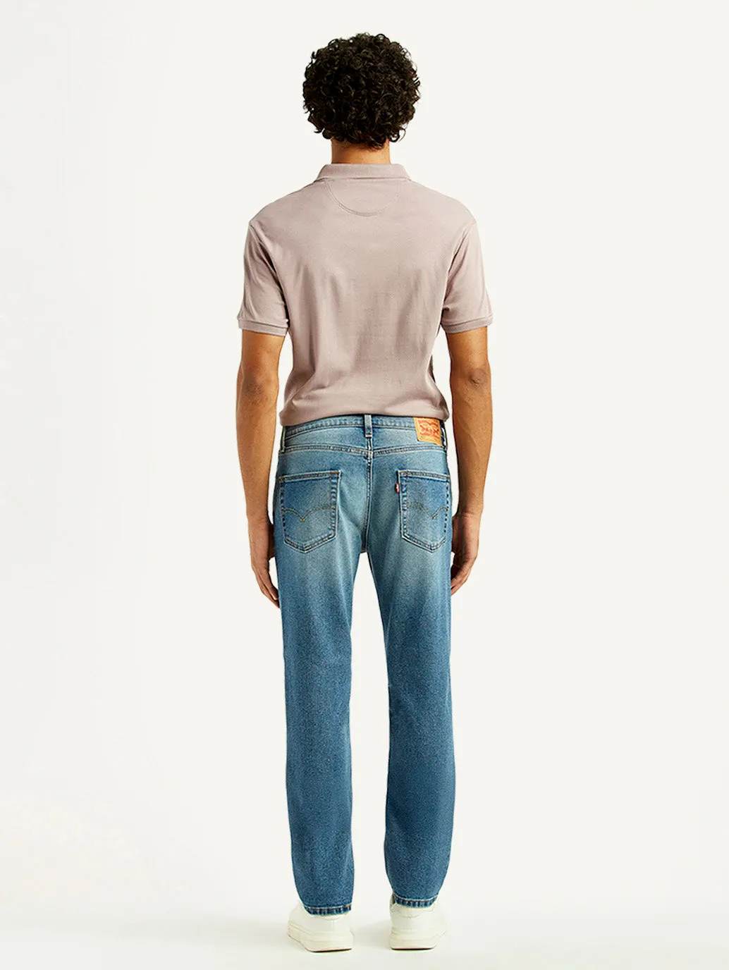 Men's 511 Med Indigo Slim Fit Mid Rise Jeans Parent Style Trendy Breathable
