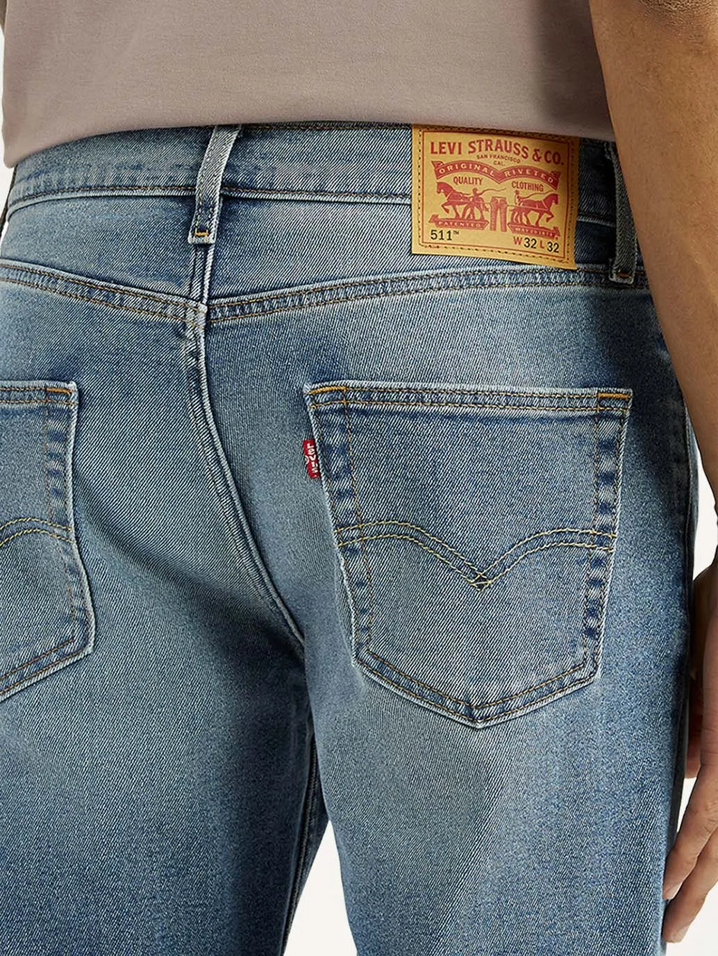Men's 511 Med Indigo Slim Fit Mid Rise Jeans Staple Piece