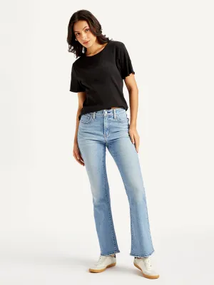 Daily Favorite Women's 726 Blue Flared Fit High Rise Jeans