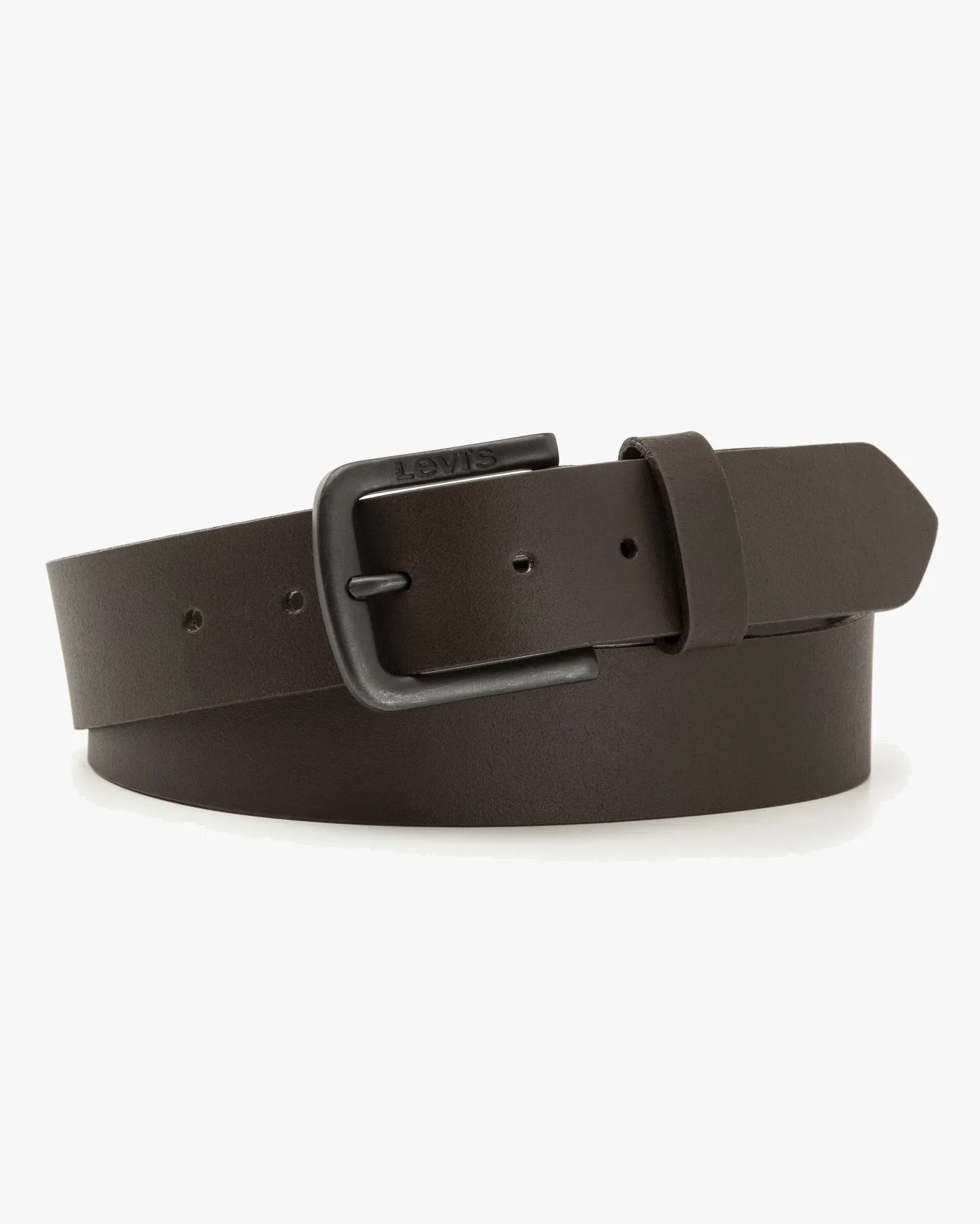 Rainy Day High Quality Levi's? Seine Metal Leather Belt - Dark Brown