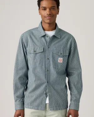 Evening Stroll Urban Explorer Non Irritating Inner Lining Levi's? Workwear L/S Worker Shirt - Washington Stripe II