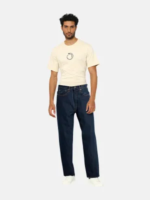 Luxury Student Outfit Base Comfort Men's 578 Indigo Loose Fit Mid Rise Jeans