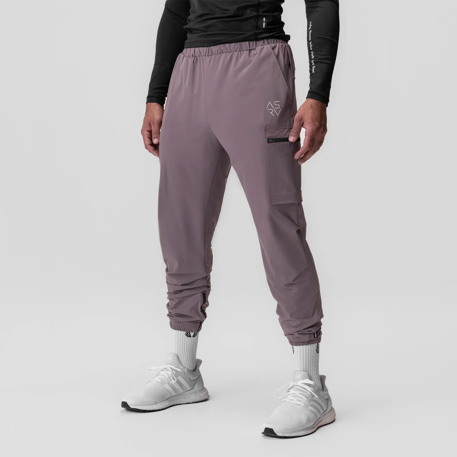 0656. Tetra-Lite? Standard Zip Jogger - Moonscape "Cyber" Rayon drape