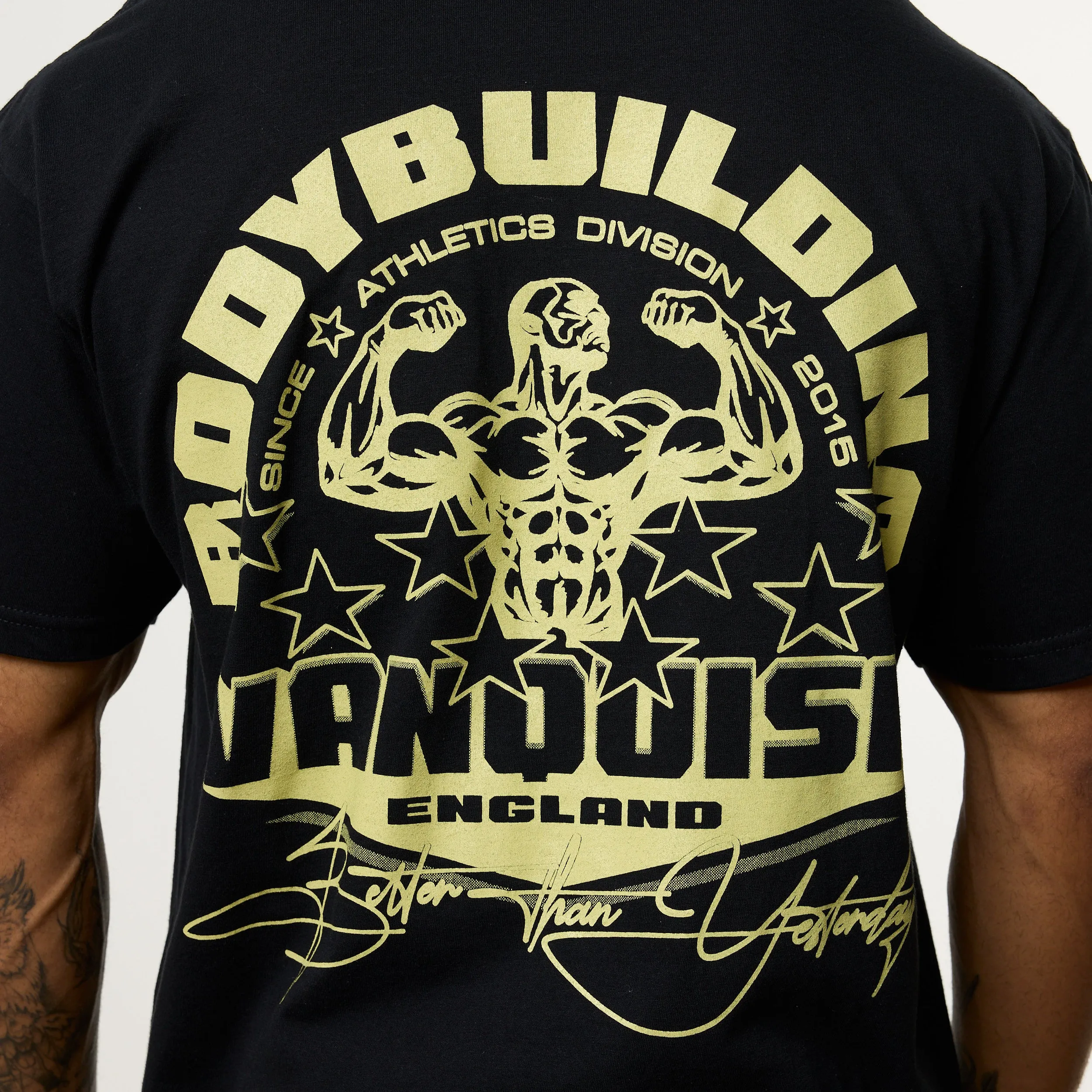 Vanquish Revolve Triumph Black Oversized T Shirt Abrasion Resistant Fabric