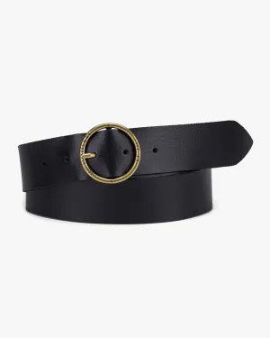 Road Trip Casual Friday Home Comfort Everyday Vibrant Levi's? Womens Athena Leather Belt - Regular Black