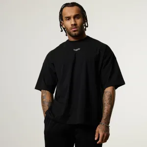Vanquish Essential V2 Black Oversized Boxy T Shirt Street Casual Look NonRestrictiveCut