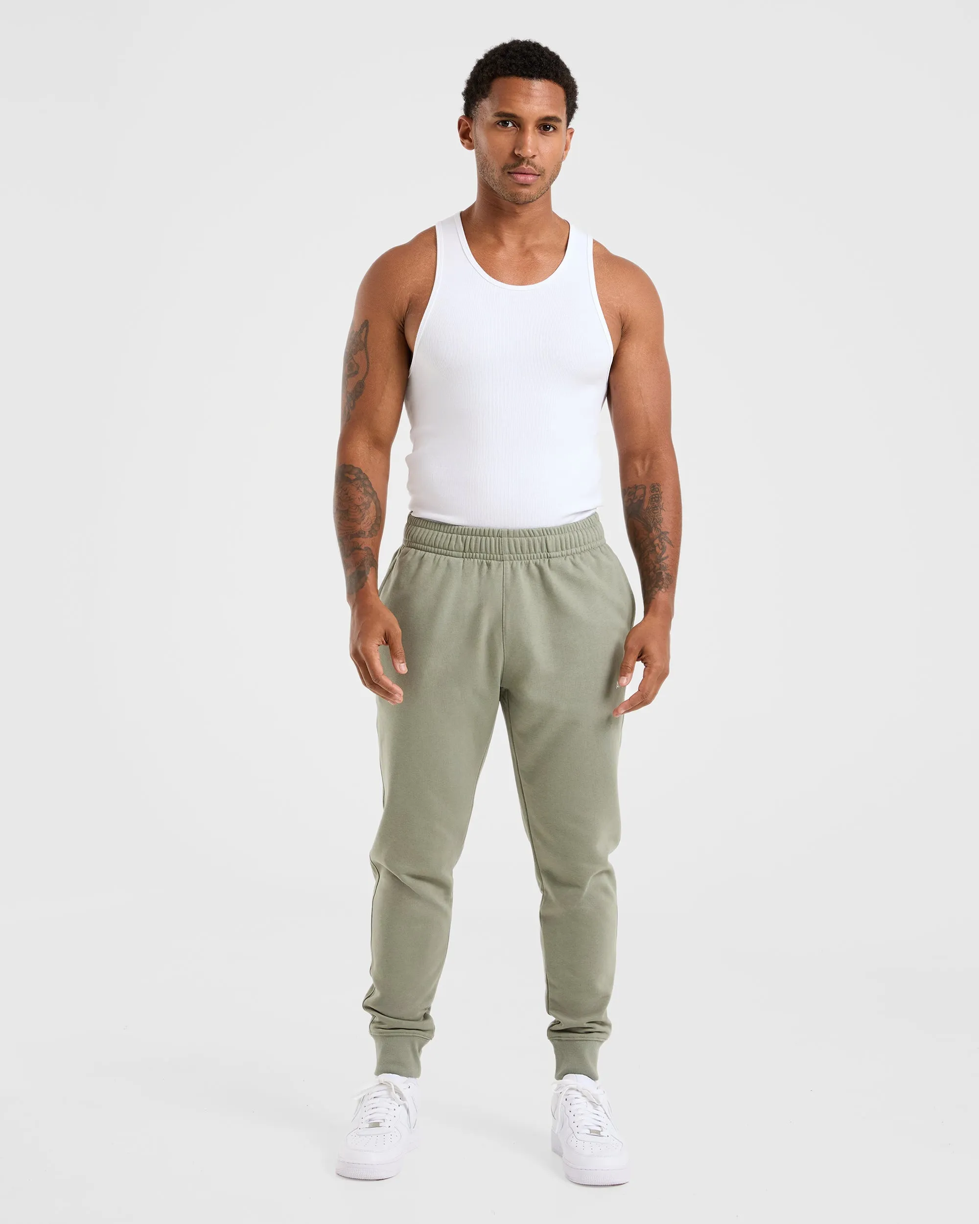 Essential Lightweight Joggers - Washed Sage AntiStaticTreatment FrictionResistantEdging