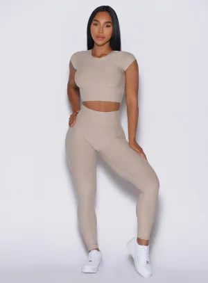 Maternity Wear Rib Knit Active Lifestyle Eco Friendly Movement Leggings