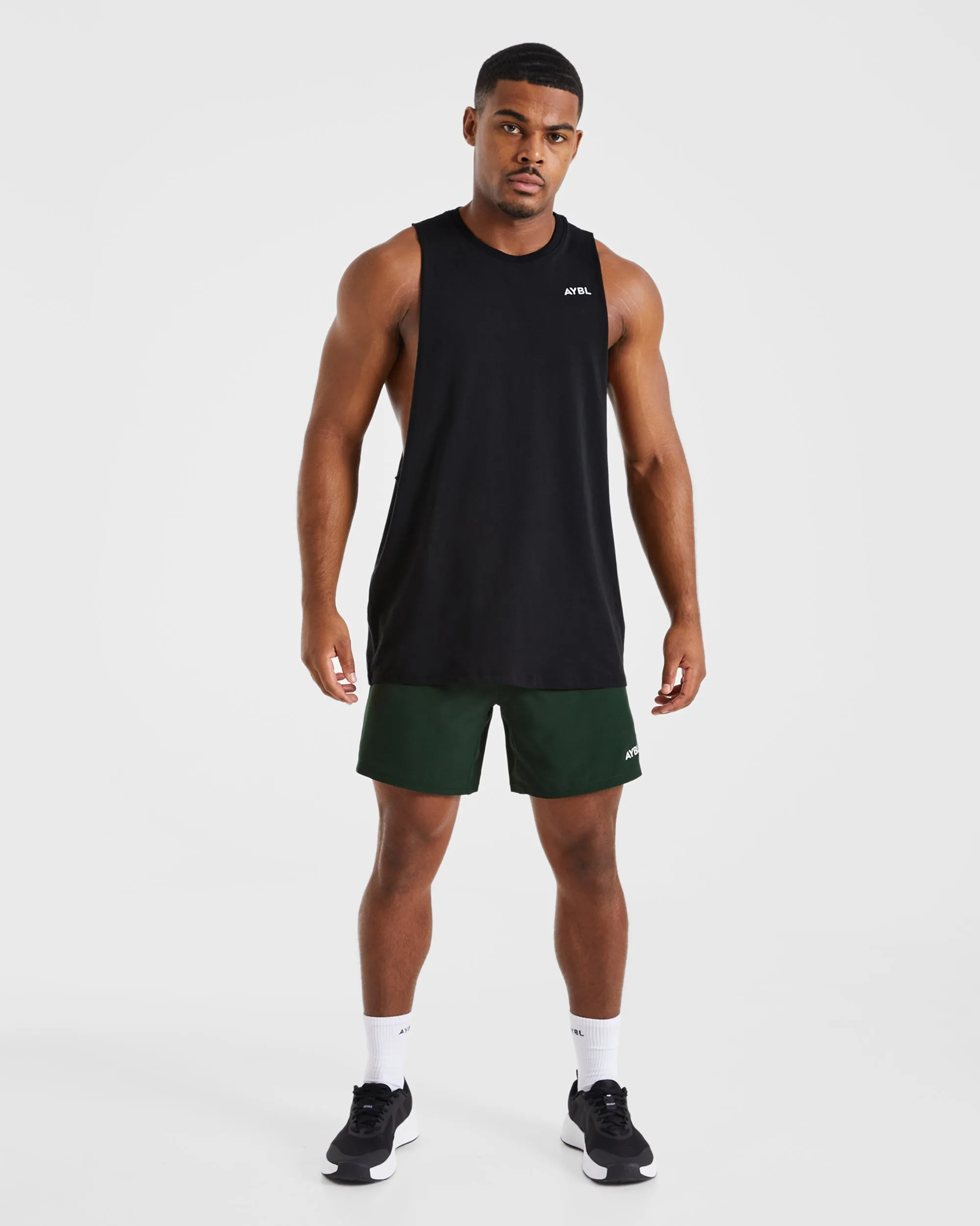 Core 5" Shorts - Forest Green Non Binding Waistline