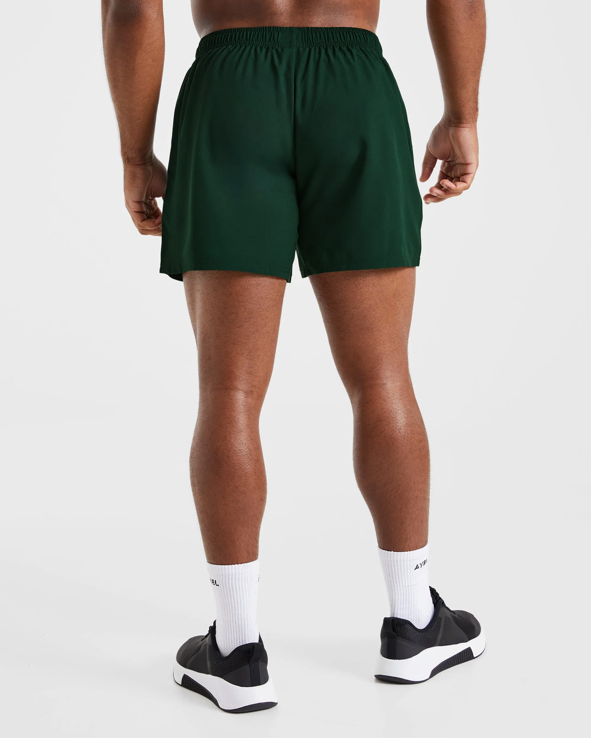 Non Irritating Tags Core 5" Shorts - Forest Green