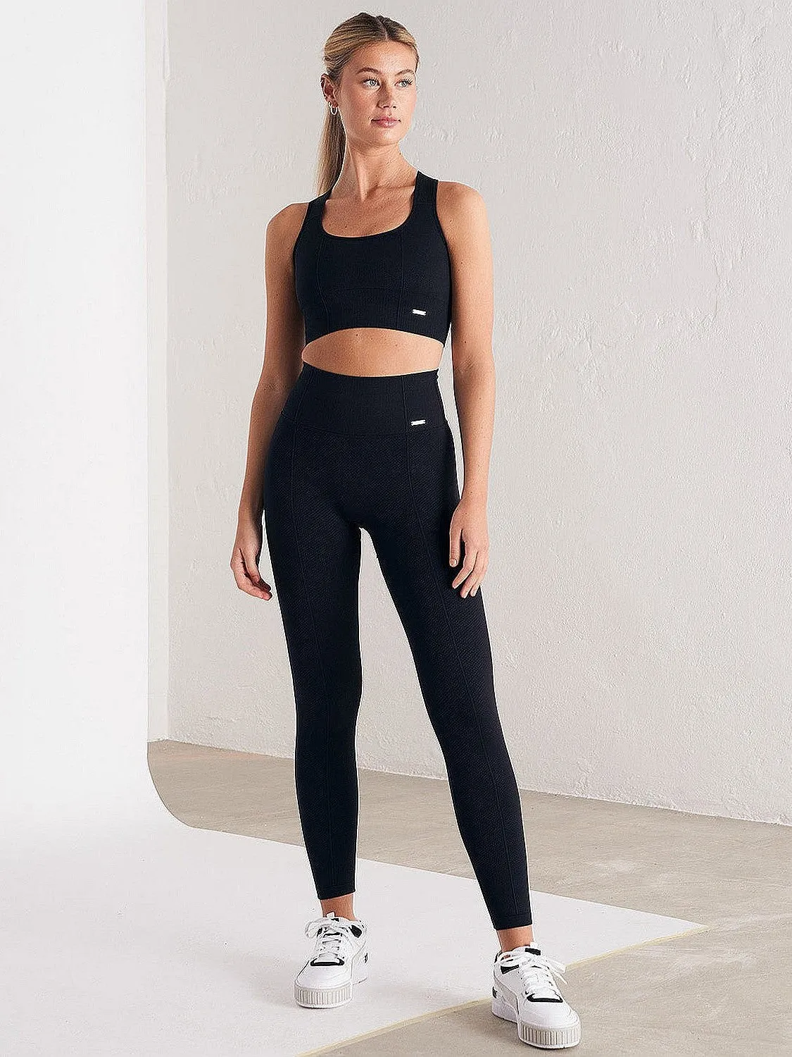 Anti Odor Outdoor Lover Black Luxe Seamless Tights