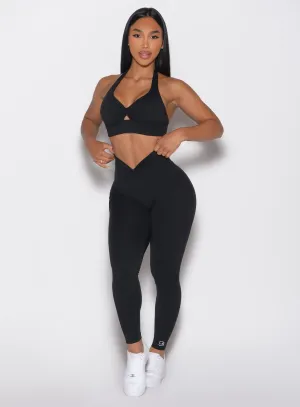 Sculpt Knot Leggings 4 Way Stretch Fabric