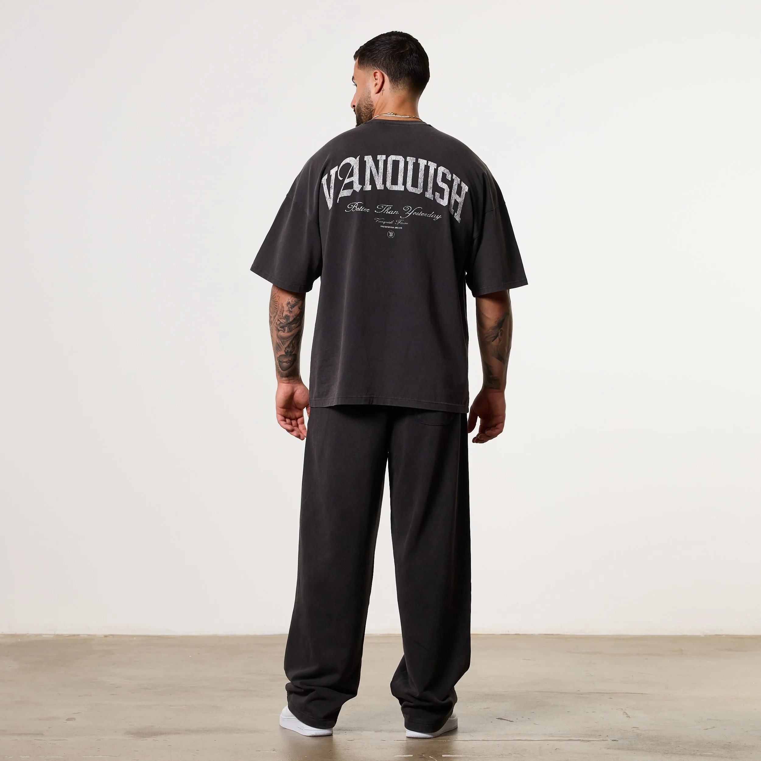 Easy Style Vanquish Legacy Black Washed Oversized Boxy Tee