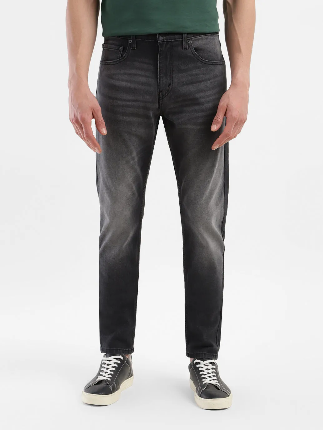 Eco Friendly Date Night Men's 512 Grey Slim Tapered Fit Mid Rise Jeans