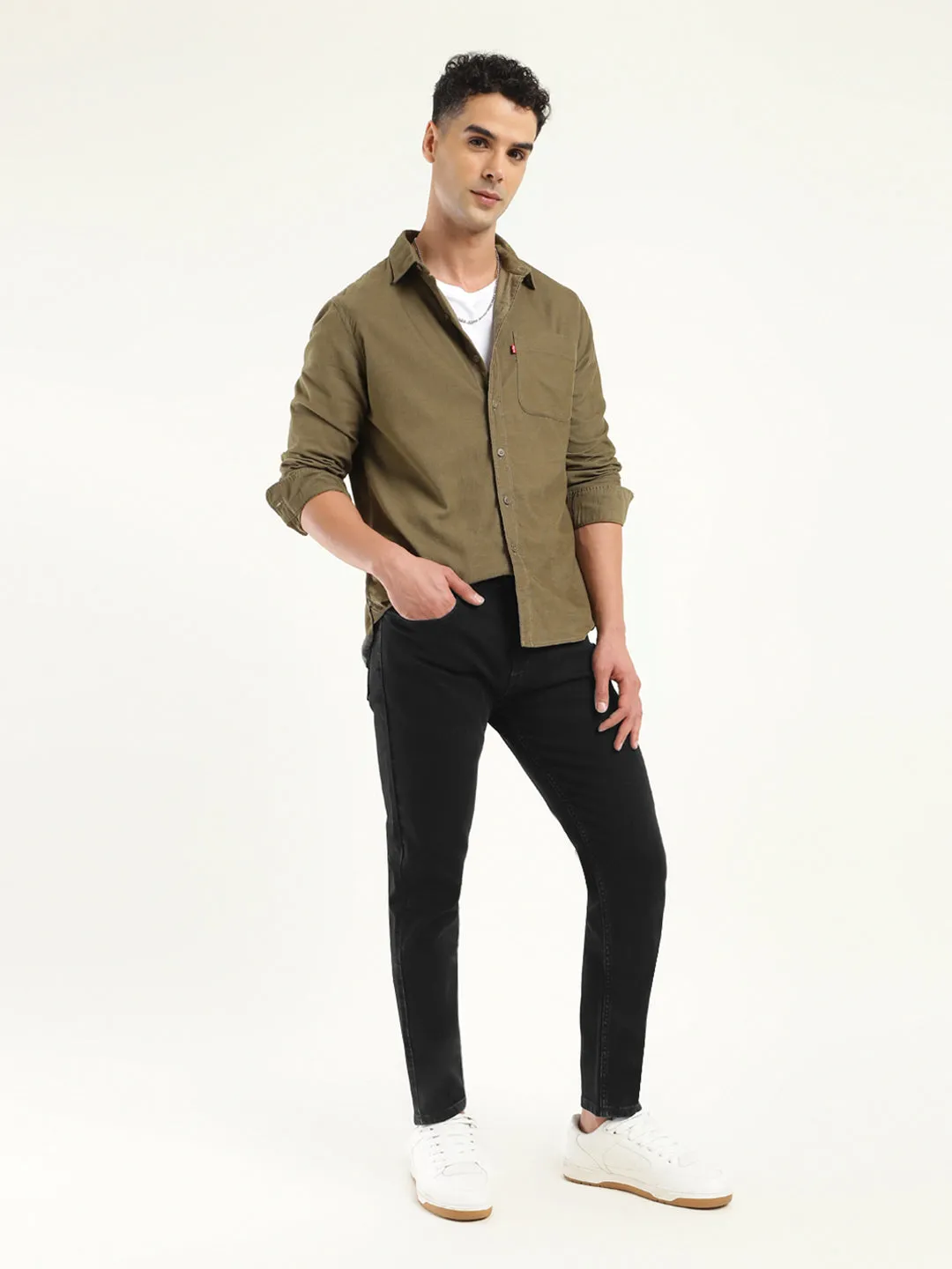 Lightweight Morning Stroll Ready For All Men's 512 Black Slim Tapered Fit Mid Rise Jeans