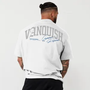 Vanquish Revolve Summer Regime White Oversized T Shirt Minimal Outfit Sustainable Material Blend