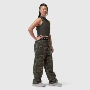 SnagFreeFabric Ergonomic Gusset W034. Sorona? Terry Straight Leg Sweats - Dark Camo