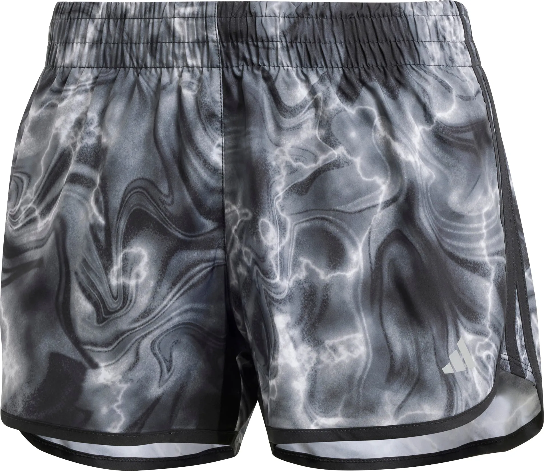 Flexible Waistline desert style adidas 3 Inch Marathon 20 Womens Running Shorts - Grey