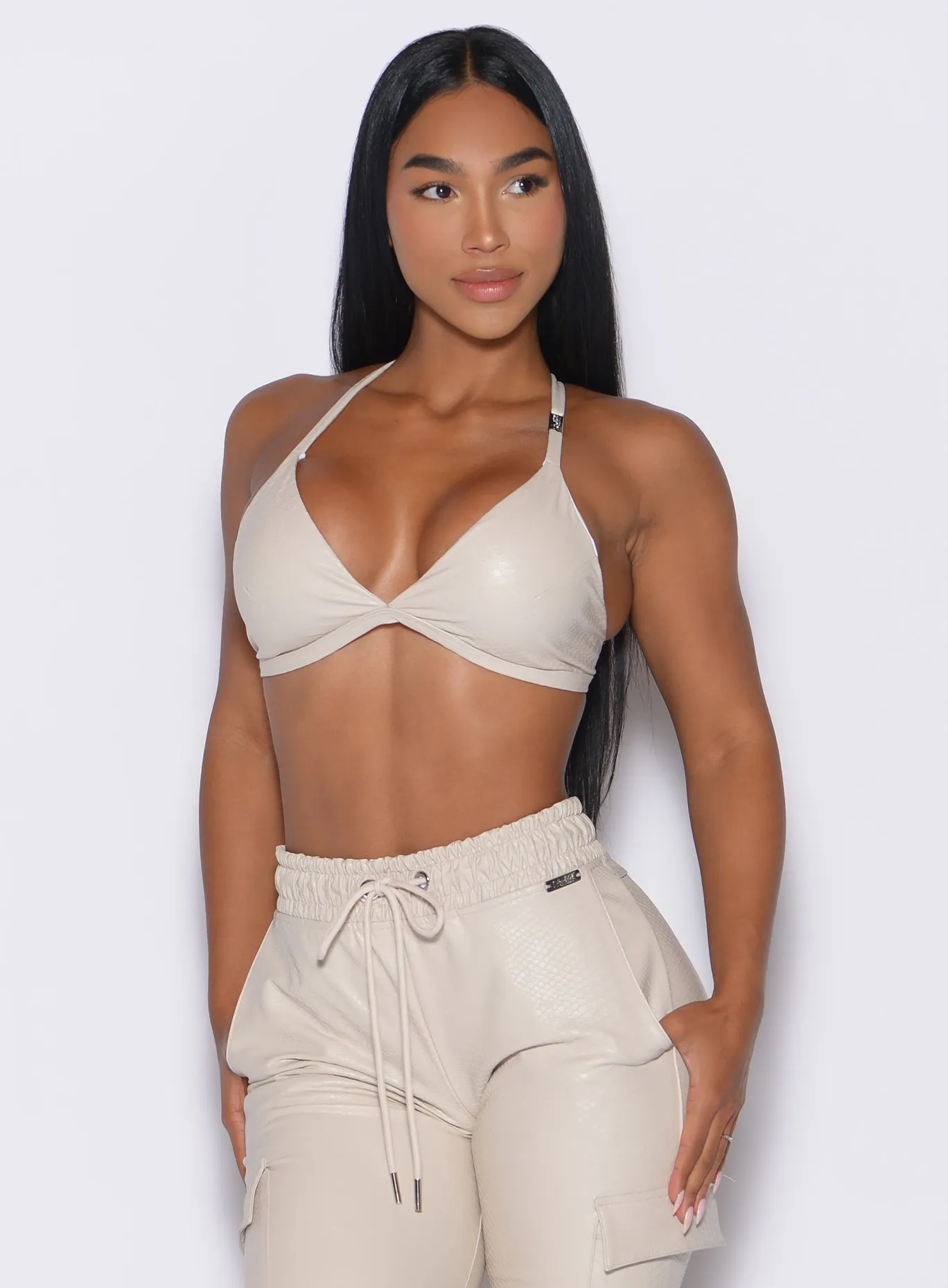 Ribbed waistband seams Liquid Kini Bra