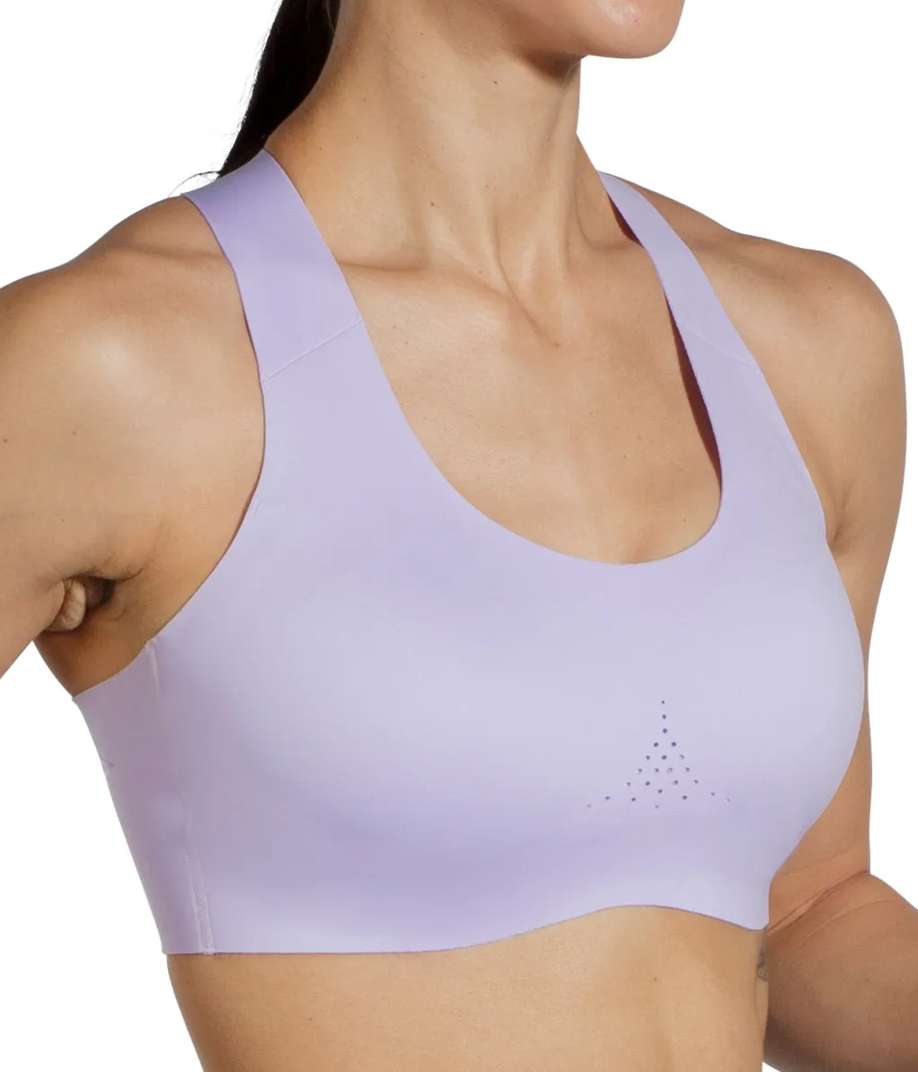 Brooks Dare Crossback 2.0 Womens Sports Bra - Purple Adjustable Closure geometric
