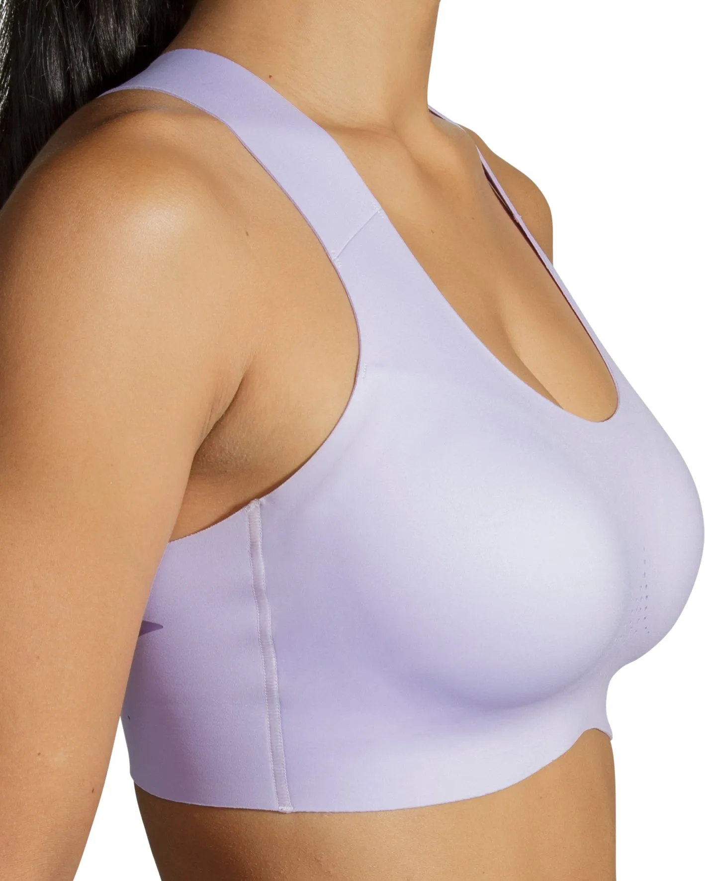 Brooks Dare Crossback 2.0 Womens Sports Bra - Purple Easy Band Breathable Mesh Panels