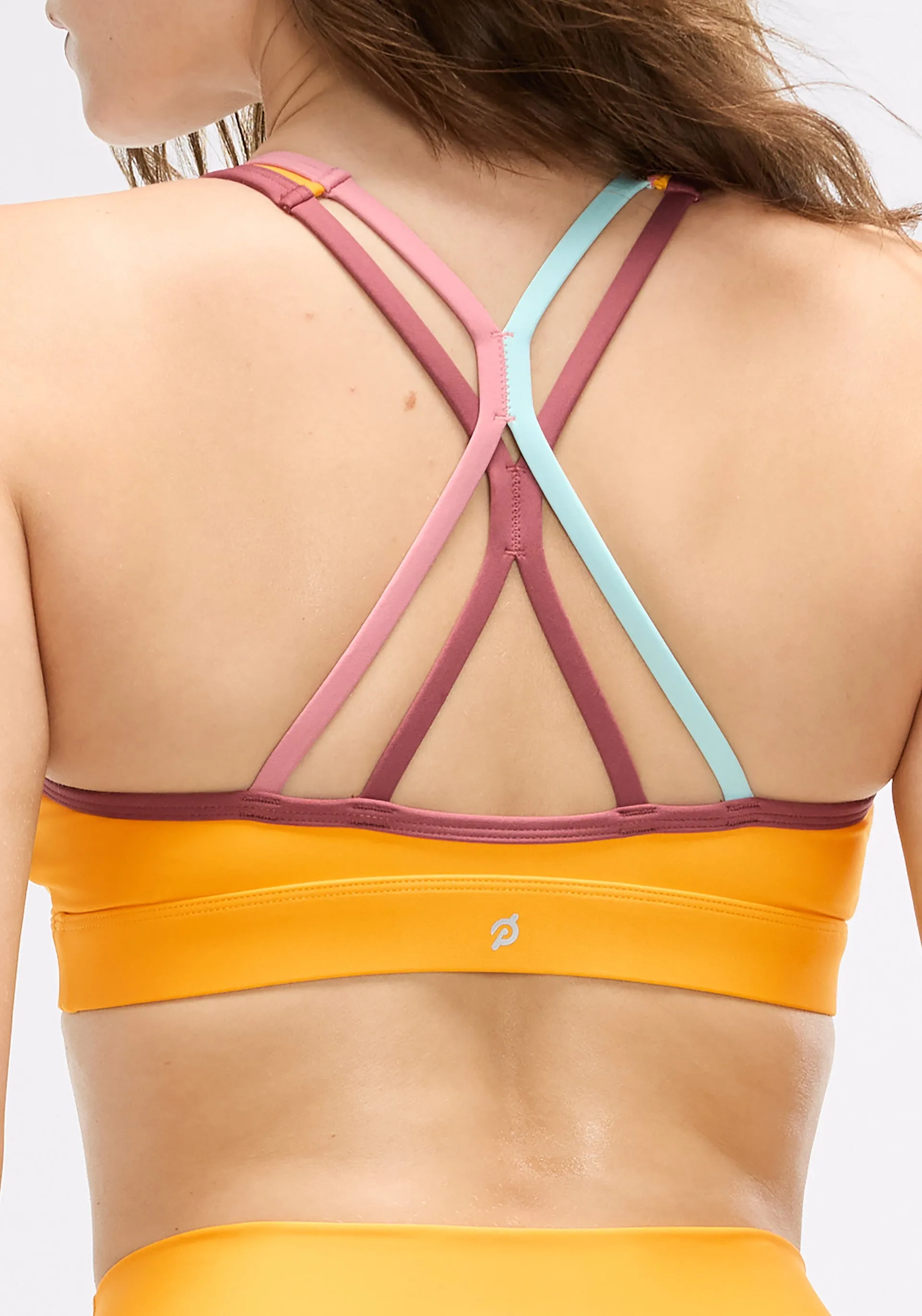 Endurance Light Cross Strap Bra Decorated seams