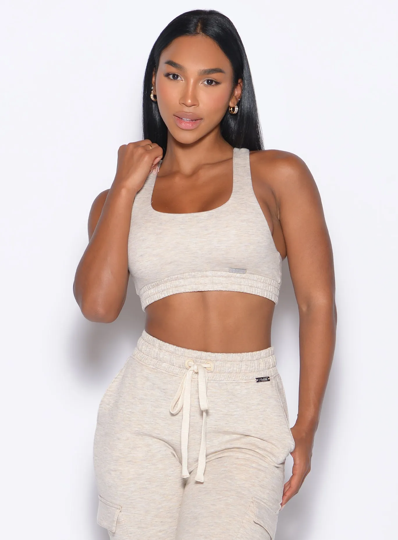 Hidden stitching seams Comfortable fit Sweat Lounge Bra