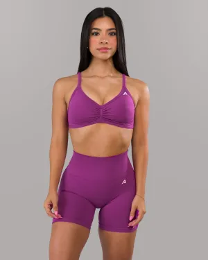 Comfortable Underwire Sandy Bra - Acai Berry