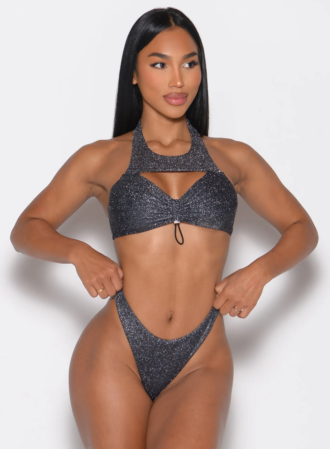 Multi Panel Construction All-day Comfort Sunkissed Sparkle Bikini Bra