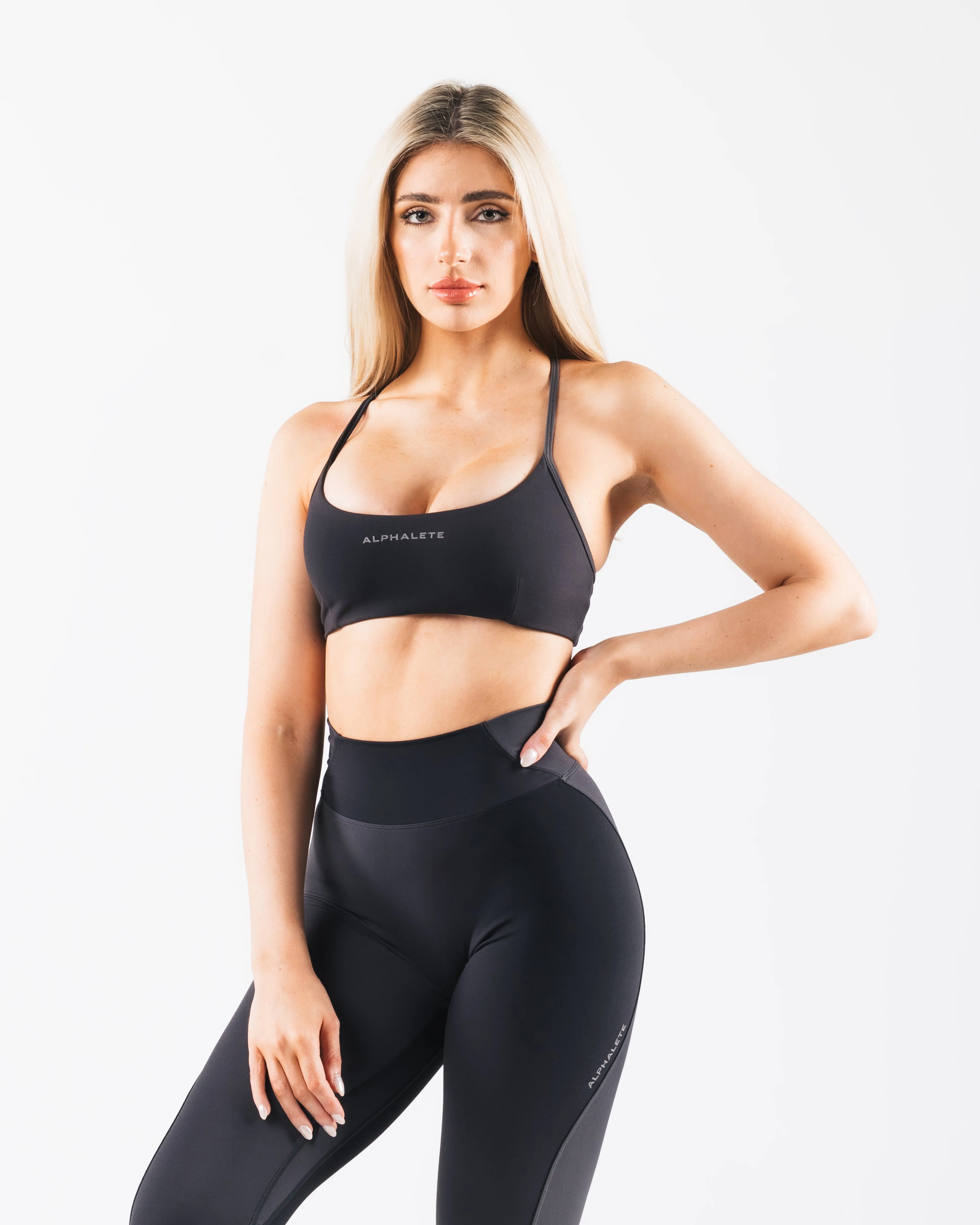 Aura 3 Strap Bra - Aura Storm Print Active Lifestyle Supportive Band