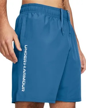 Under Armour Tech Woven Wordmark Mens Training Shorts - Blue housewarming gift