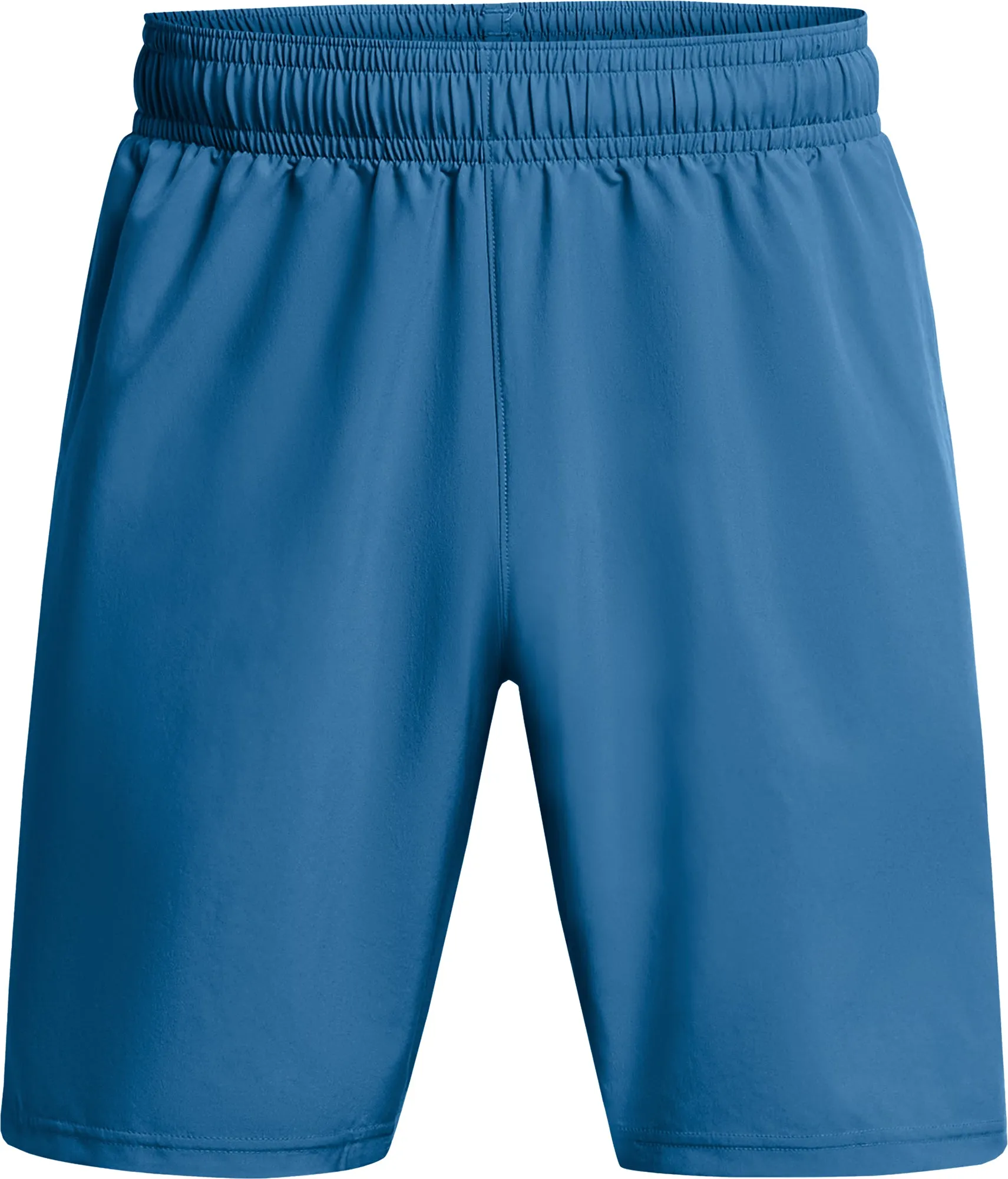 Under Armour Tech Woven Wordmark Mens Training Shorts - Blue Anti Static Fabric Four Way Stretch Fabric