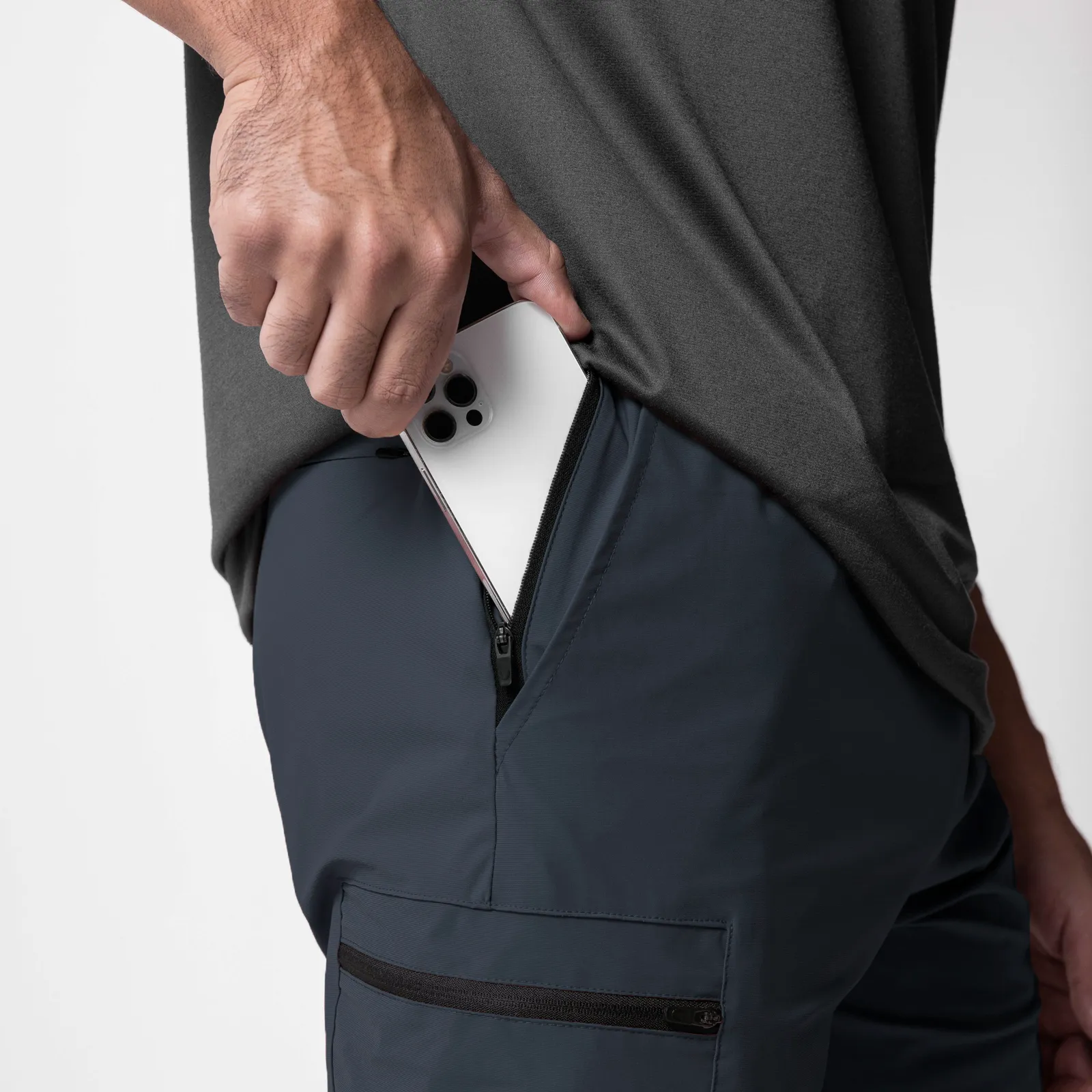 0656. Tetra-Lite? Standard Zip Jogger - Navy Perfect Stretch