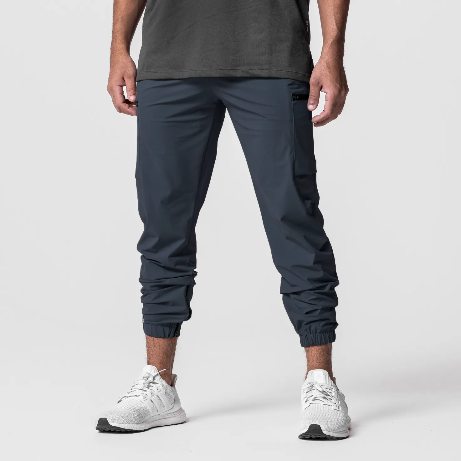 0656. Tetra-Lite? Standard Zip Jogger - Navy All Day Wear Odor Control Technology