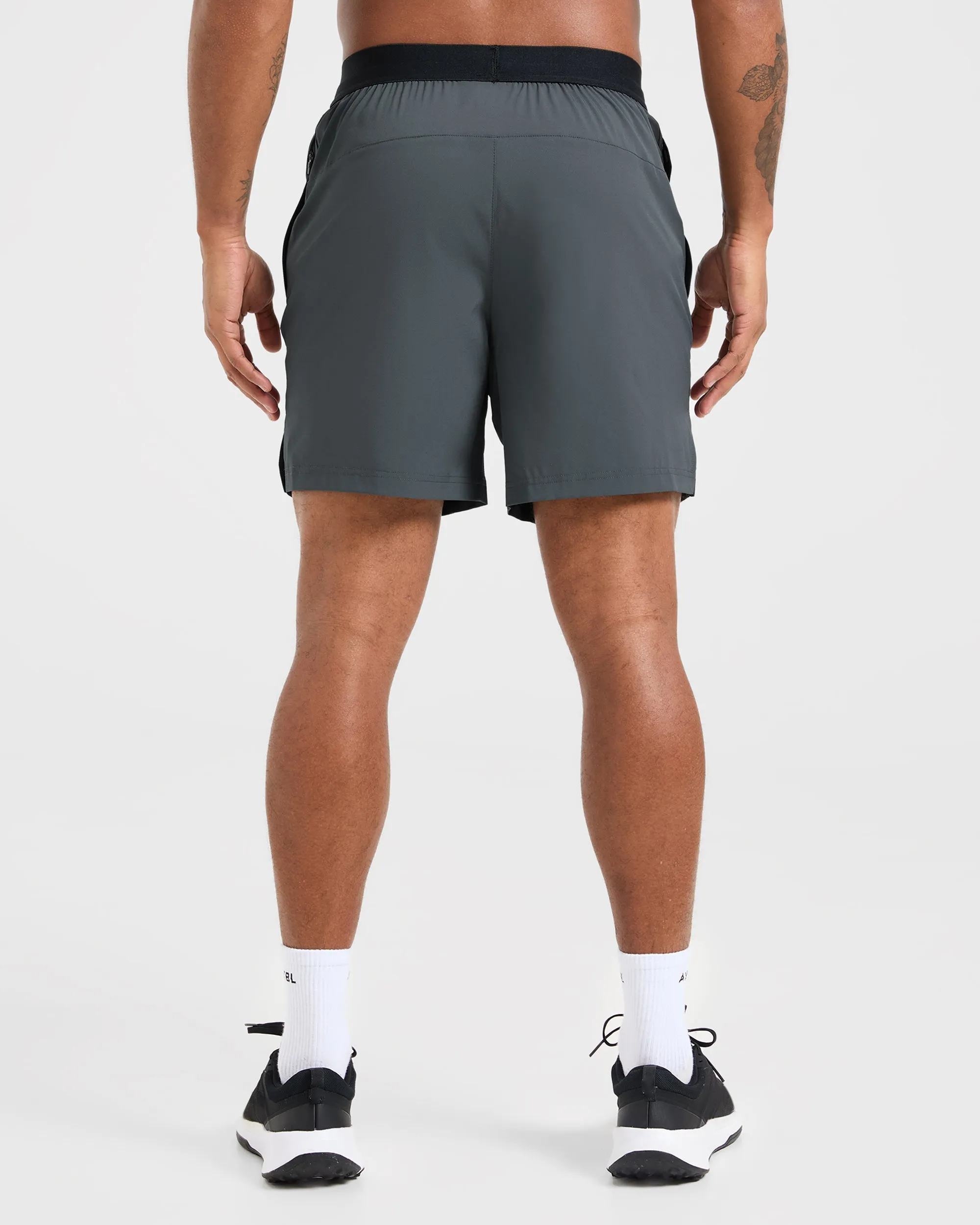 Ascend 7" Shorts - Smoke Grey Eco Conscious Packaging