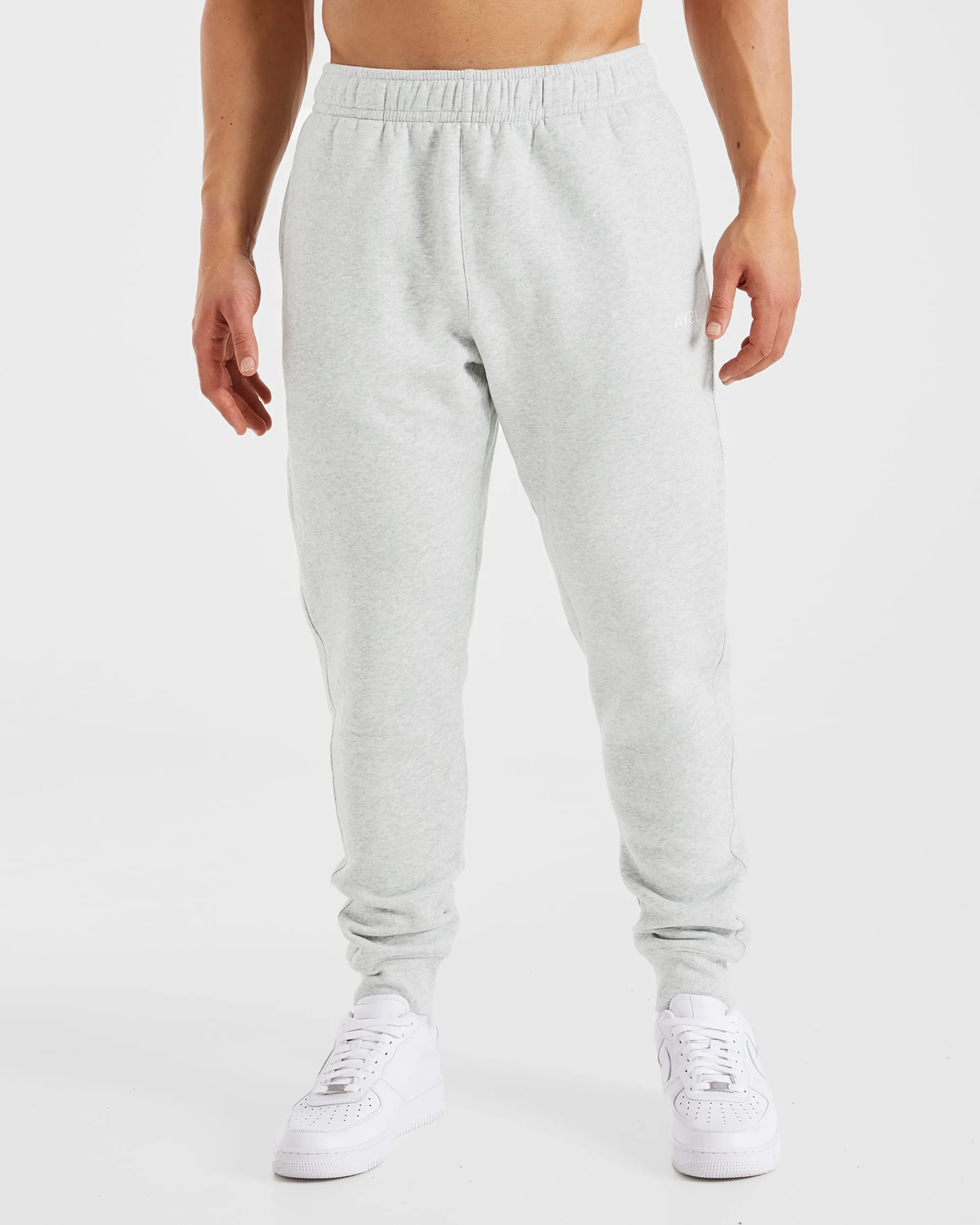 NonIrritatingSeams Wrinkle Free Fabric Essential Joggers - Grey Marl