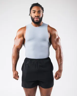 Recycling - possible Sweat Resistant Fabric Power Tank - Slate