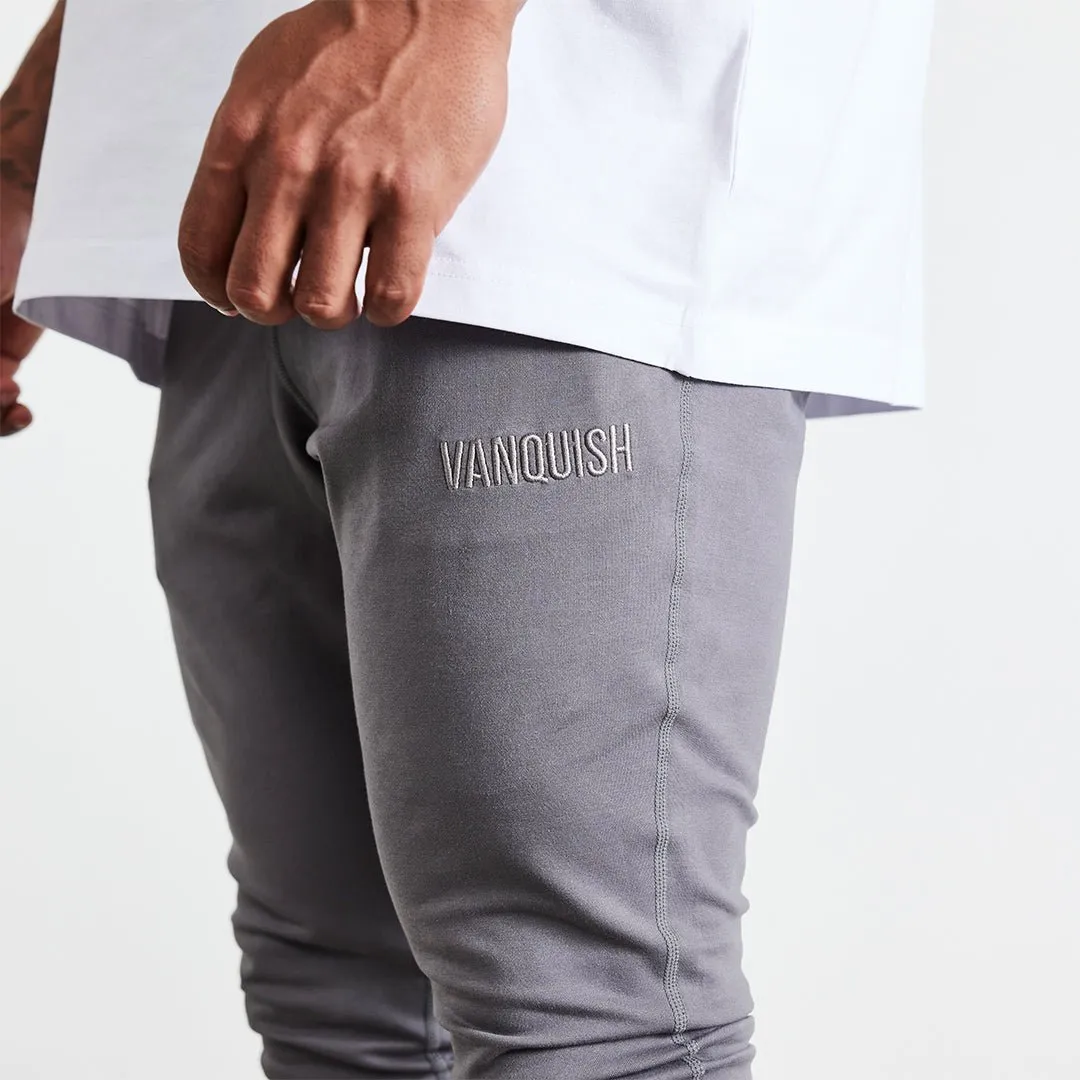 Anti Snag Fabric Vanquish Eclipse V2 Grey Tapered Sweatpants